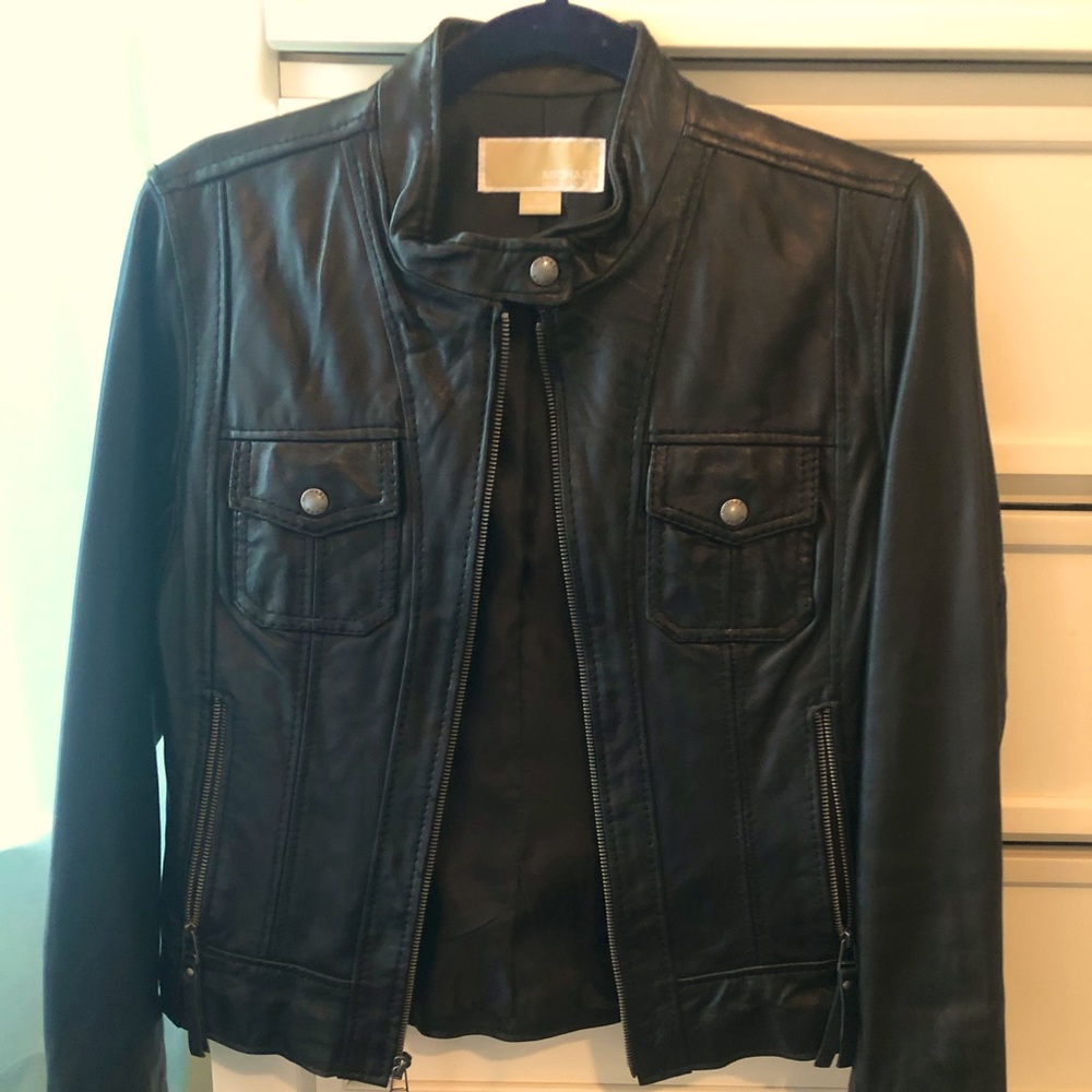 Michael Kors Leather Jacket